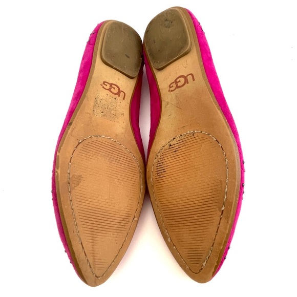 UGG Pink Studded Ballet Flats - Picture 7 of 7